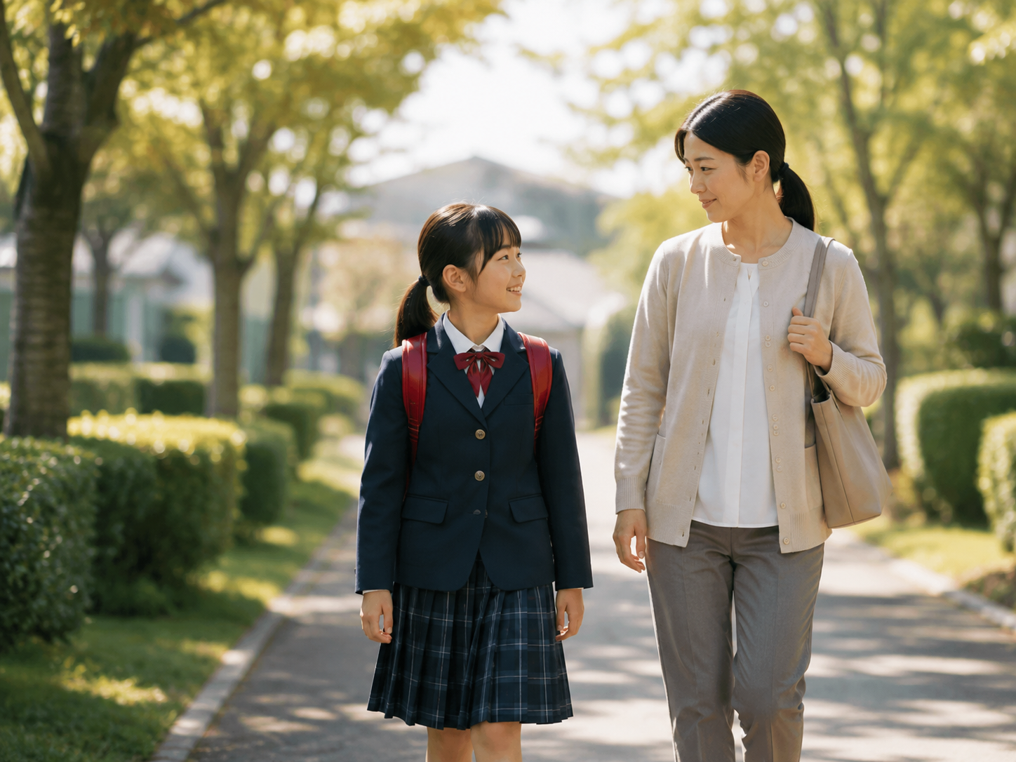 学校へ通う